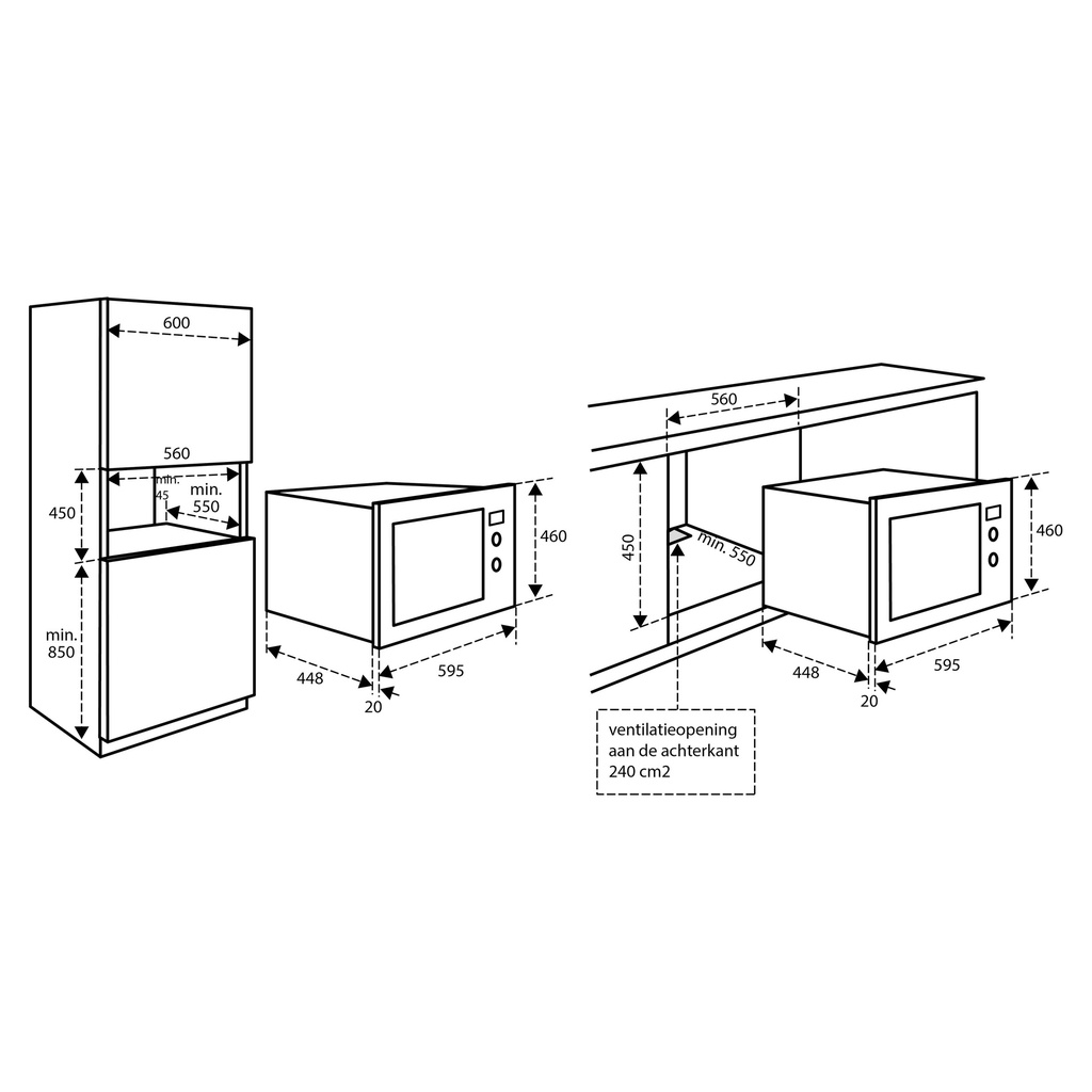 INVENTUM Combimagnetron IMC6132FZWA