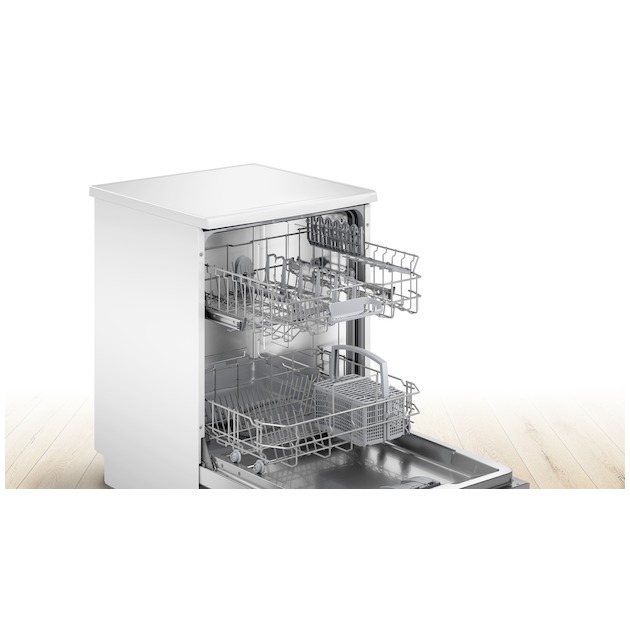 BOSCH SMS2ITW11E, Vrijstaande vaatwasser, 60 cm, Wit