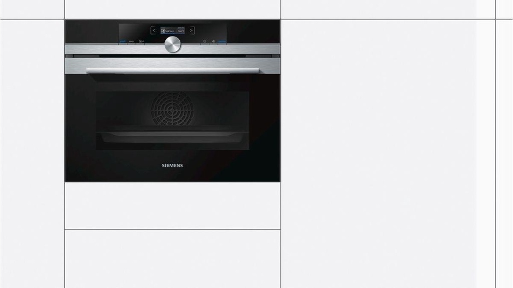 Siemens iQ700,  Compacte oven, CB675GBS3 60 x 45 cm, Inox