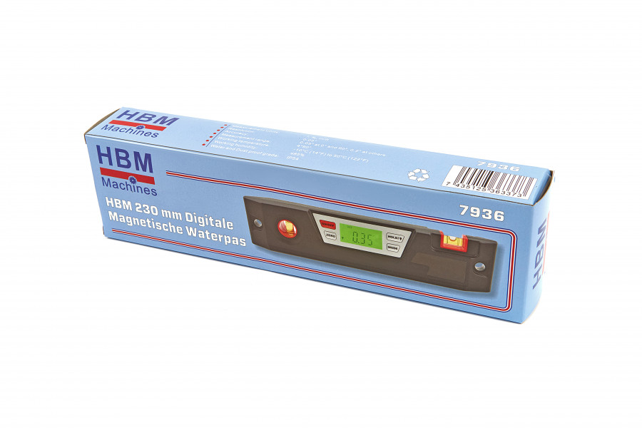 HBM 7936 230 mm Digitale Magnetische Waterpas