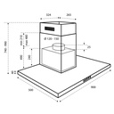 INVENTUM 90cm Wandschouw afzuigkap AKB9005RVS