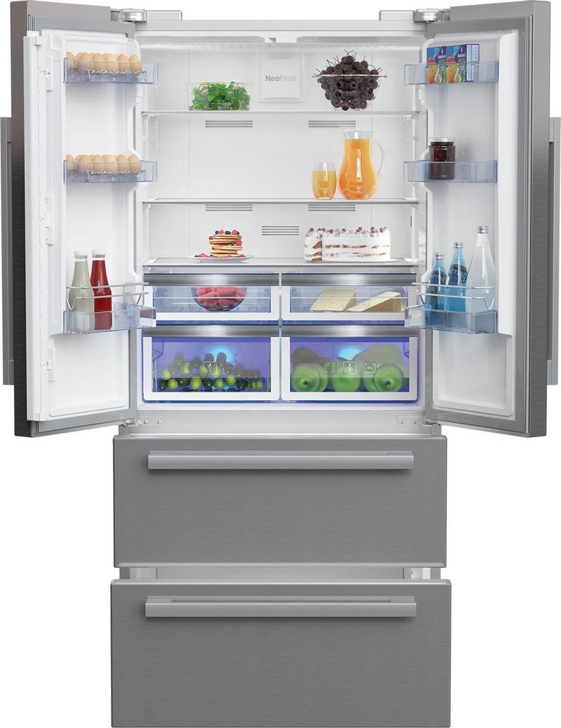 BEKO Amerikaanse koelkast GNE60531XN