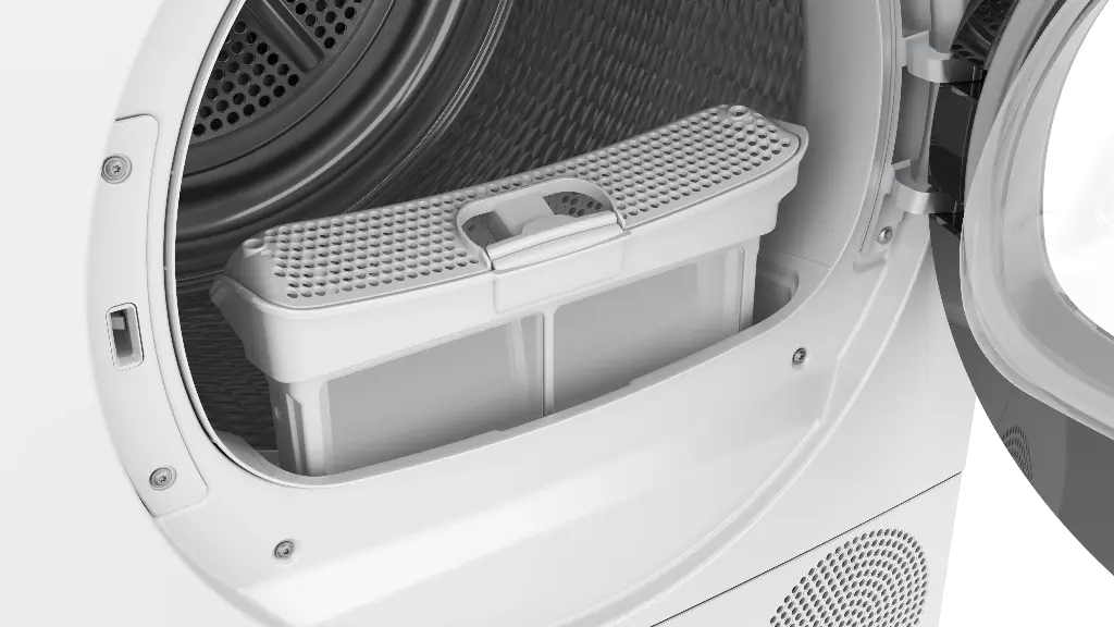 BOSCH Series 4 Heat Pump Dryer 8 kg WTH8300MNL Pluisfilter.webp