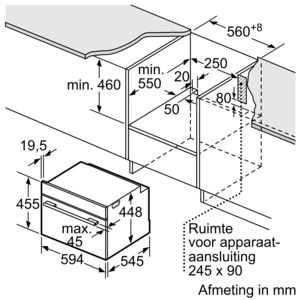 SIEMENS Inbouw magnetron CF634AGS1