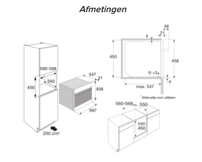 ATAG Inbouw Microwave MA4611C