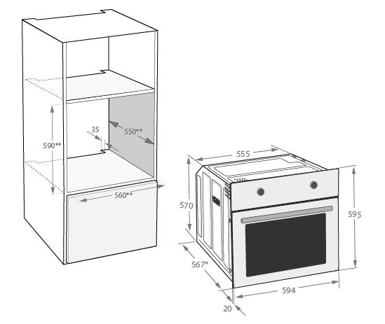 BEKO BIE22300X Inbouw Oven