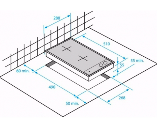 BEKO Inductiekookplaat HDMI32400DTX