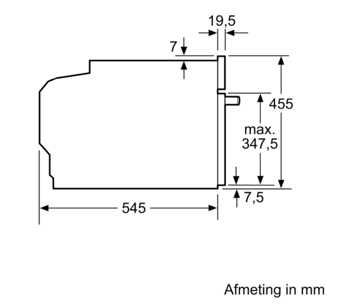 BOSCH Inbouwmagnetron CFA634GS1