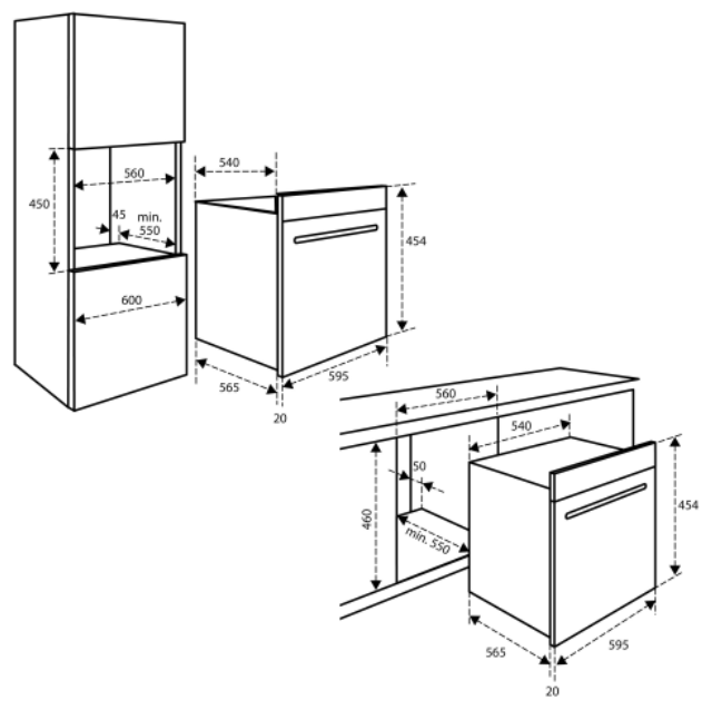 INVENTUM Oven met magnetron functie IMC4535BT