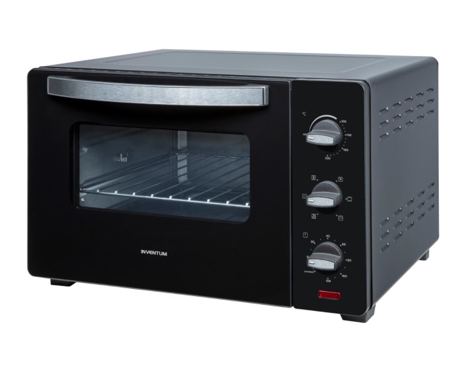 INVENTUM OV307B-Hetelucht oven-Met Draaispit