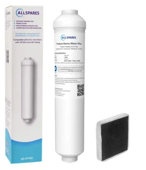 Samsung & Allespares water filter and air filter DA02-00060B + AS-FF190-U