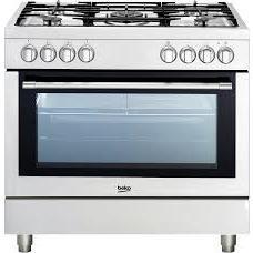 BEKO Cocina de gas independiente de 90 cm GM15120DXPRNL