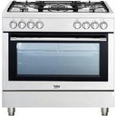 BEKO Cocina de gas independiente de 90 cm GM15120DXPRNL