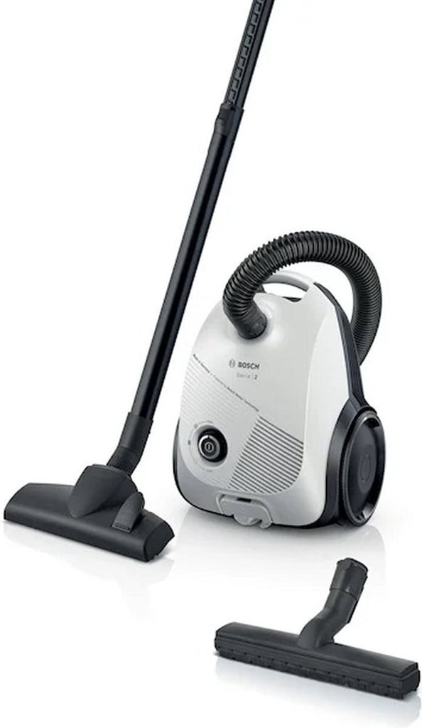 Bosch Serie 2, Vacuum cleaner with bag, White BGLS2WH1H