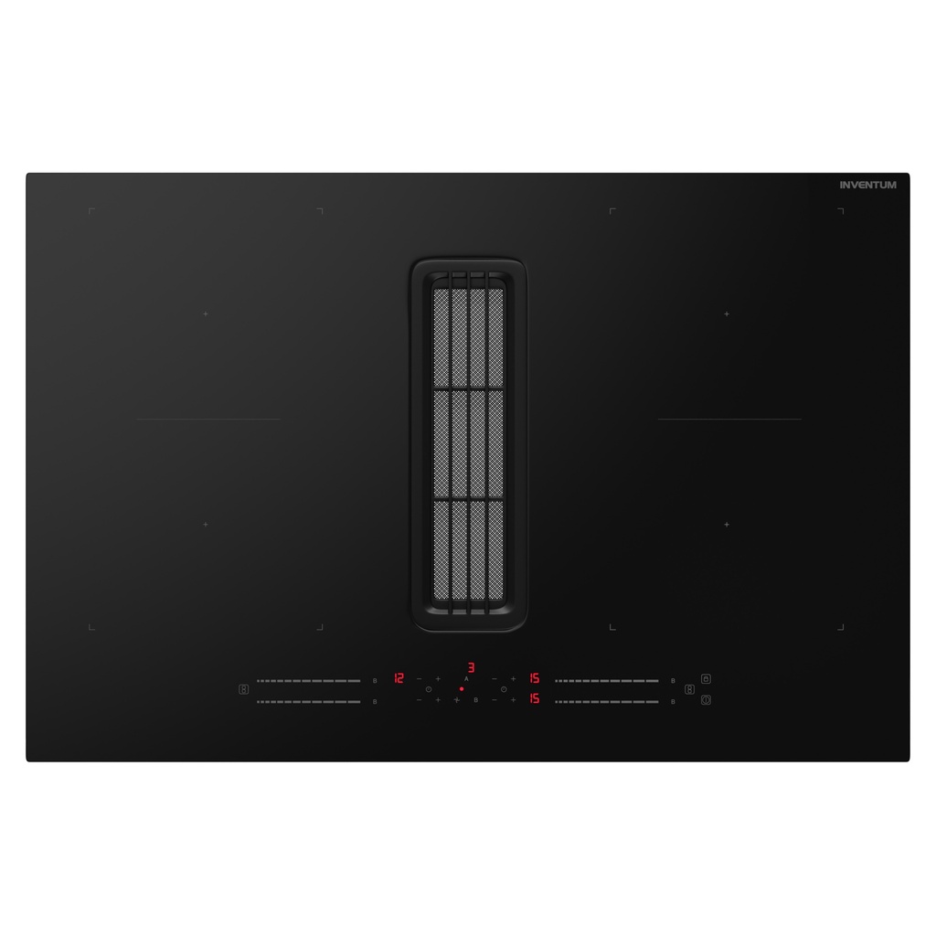 INVENTUM IKA8045  80 cm Inductiekookplaat met afzuiging