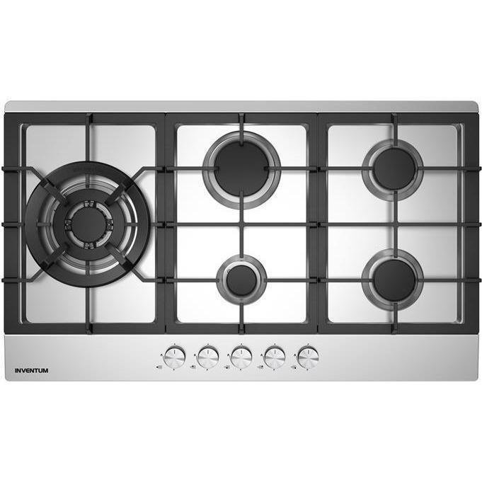 INVENTUM  IKG9023WGRVS  Inbouw gaskookplaat 90 cm
