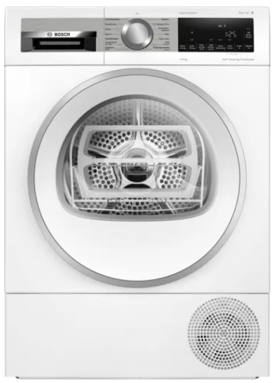BOSCH Serie 6 Secadora con bomba de calor de 9 kg WQG245D9NL