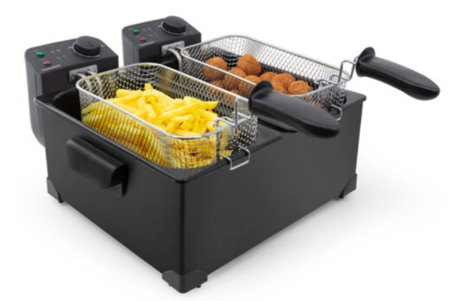Tomado Double deep fryer 2x3 liter capacity