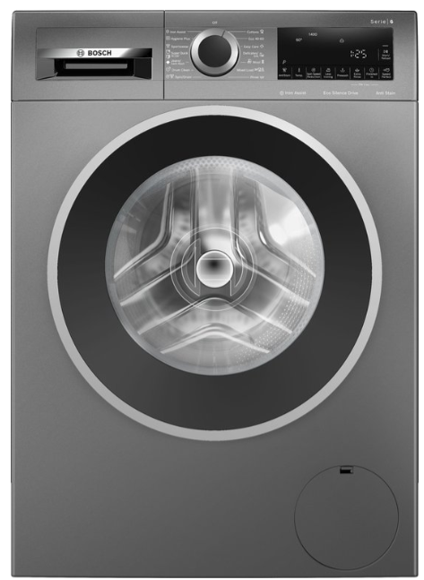 BOSCH serie 6 Wasmachine 9kg Antraciet WGG244FINL