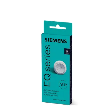 Siemens Reinigingstabletten voor volautomatische koffiemachines - EQ Series - 10 x 2,2g TZ80001A