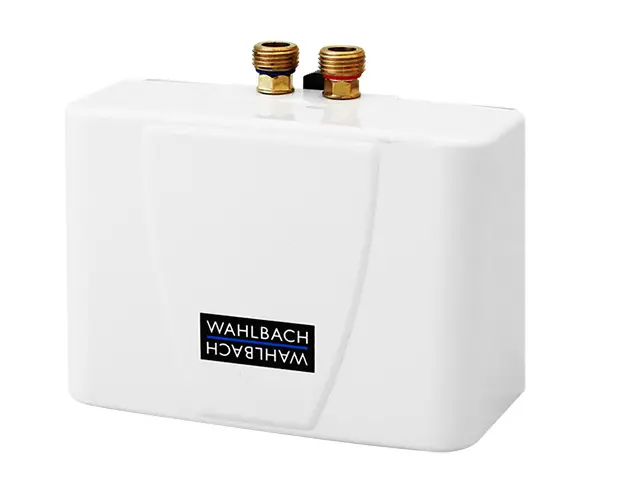 WAHLBACH Calentador de agua instantáneo mini de 3,5 kW