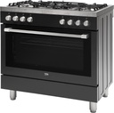 BEKO Cocina de gas independiente 90 cm GM15120DAPRNL
