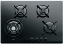 Whirlpool Gaskookplaat 70Cm Glas AKT 5000/NB